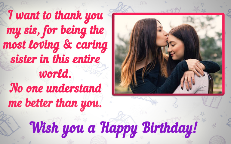 birthday wish for sister
